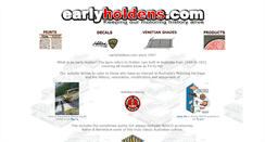 Desktop Screenshot of earlyholdens.com
